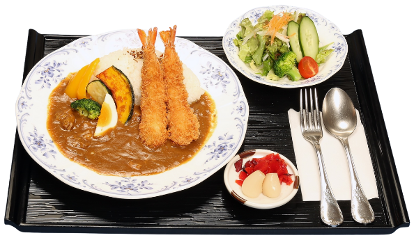 エビフライカレー